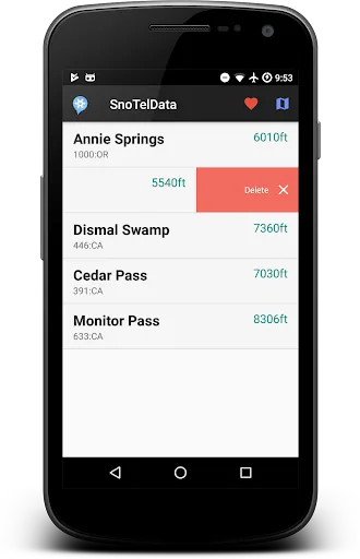 SnoTel Mapper - Snow Data screenshot 4