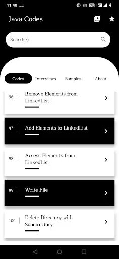 Java Codes screenshot 2