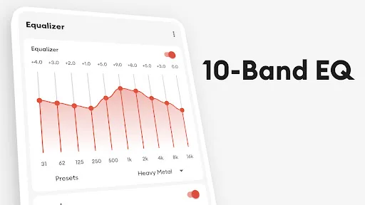 Flat Equalizer - Bass Booster screenshot 2