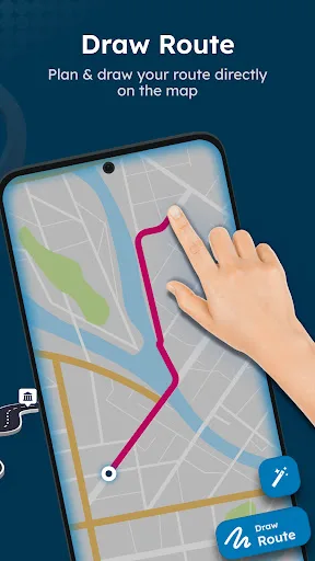 Draw Route On Map & Navigation screenshot 2