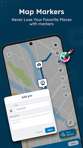 Draw Route On Map & Navigation screenshot 5