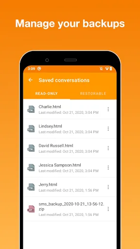 SMS Backup screenshot 4