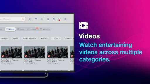 JioSphere - Web Browser for TV screenshot 5