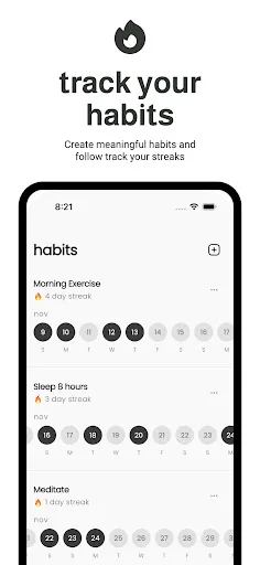 Simple Habit Tracker - Habits screenshot 2