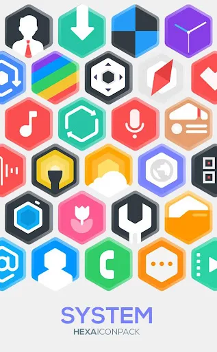 Hexa Icon Pack : Hexagonal screenshot 3