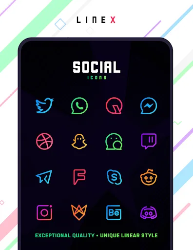 LineX Icon Pack screenshot 4