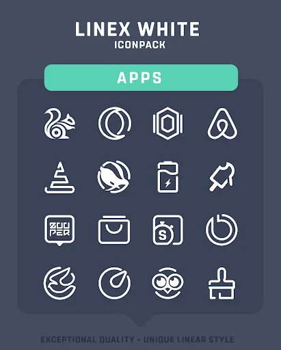 LineX White Icon Pack screenshot 5