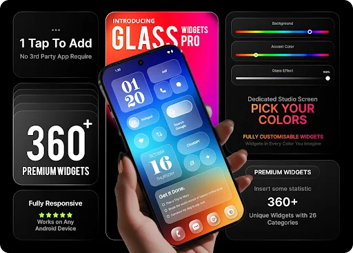 Glass Widgets Pro screenshot 1