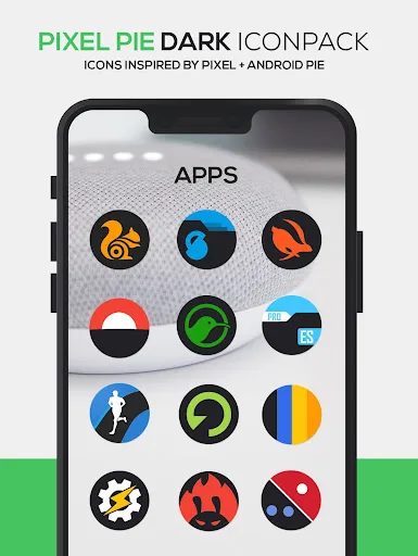 Pixel DARK Icon Pack screenshot 5