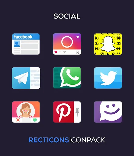Recticons - Icon Pack screenshot 2