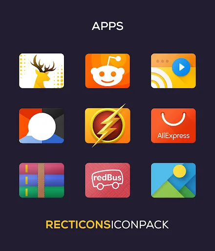 Recticons - Icon Pack screenshot 5