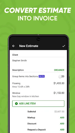 Joist Invoices for Contractors screenshot 3