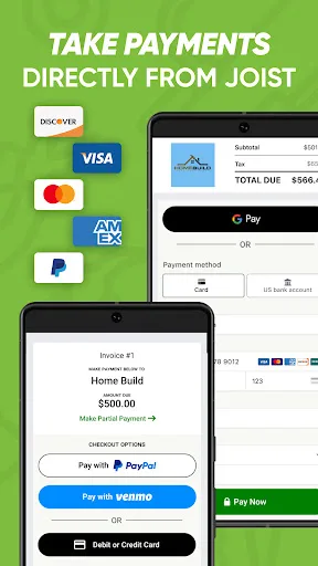 Joist Invoices for Contractors screenshot 4