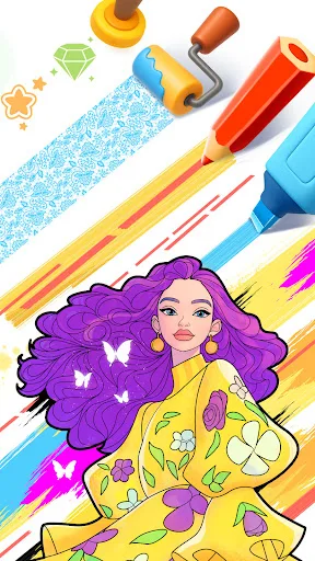 My Pop Coloring & Dress-up screenshot 1