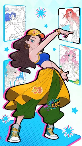 My Pop Coloring & Dress-up screenshot 3