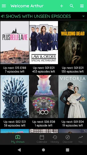 TV Show & Movie Tracker Trakt screenshot 1