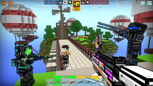 Cops N Robbers:Pixel Craft Gun screenshot 4