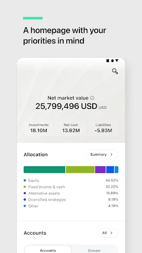 J.P. Morgan Private Bank screenshot 1