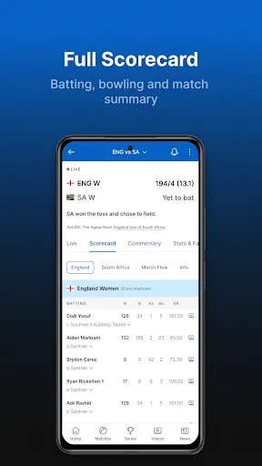 ESPNcricinfo - Live Cricket screenshot 3