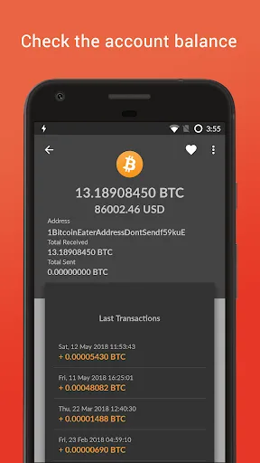Wealth Check - Bitcoin Wallet  screenshot 2