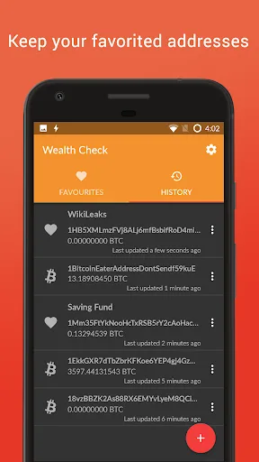 Wealth Check - Bitcoin Wallet  screenshot 3