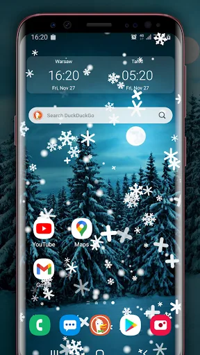 Falling Snow - Winter Effect screenshot 1