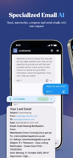 Justhemis - AI Legal Assistant screenshot 3
