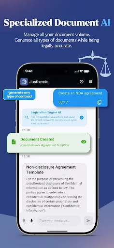 Justhemis - AI Legal Assistant screenshot 5
