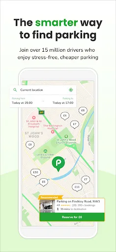 JustPark Parking screenshot 1