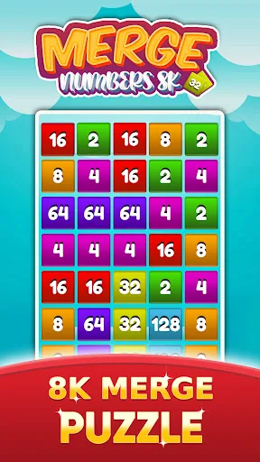 2048 Number Merge Games Puzzle screenshot 1