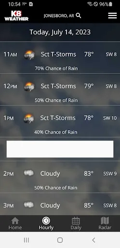 KAIT Region 8 Weather screenshot 2