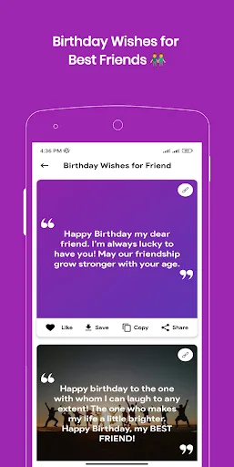 Birthday Wishes Messages screenshot 3