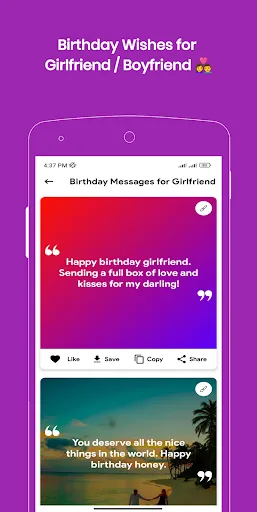 Birthday Wishes Messages screenshot 4