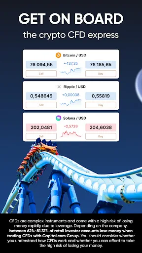 Bitcoin trading - Capital.com screenshot 1