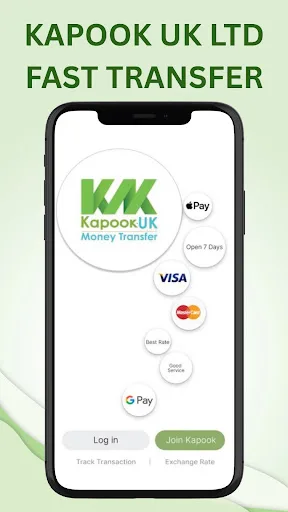 Kapook UK Money Transfer screenshot 1