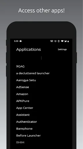 Aero - Minimalist Launcher screenshot 1