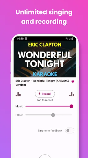 Karaoke Pro sing & record live screenshot 3