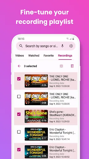 Karaoke Pro sing & record live screenshot 4