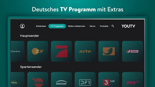 YouTV German TV worldwide screenshot 2