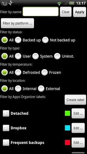 Titanium Backup (root needed) screenshot 4