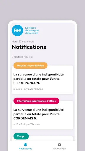 RTE Notifications screenshot 2