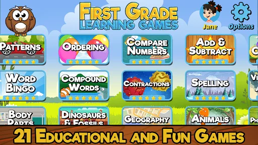 First Grade Learning Games screenshot 1