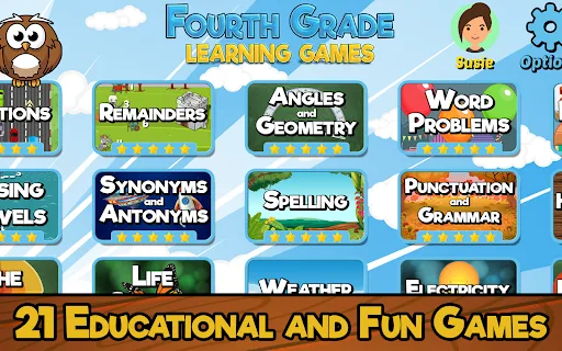 Fourth Grade Learning Games screenshot 1