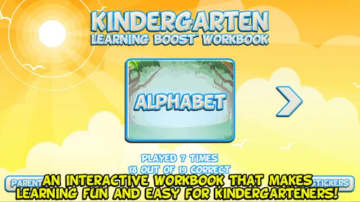 Kindergarten Learning Workbook screenshot 1