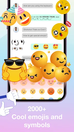 Emoji Keyboard: Fonts & Themes screenshot 2