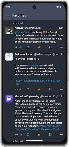 Tusky for Mastodon screenshot 5