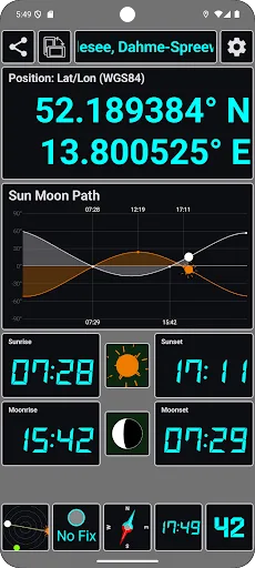 GPS status screenshot 3