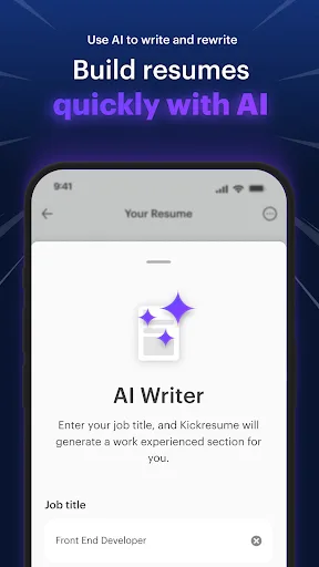 Kickresume: AI Resume Builder screenshot 4