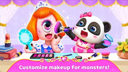 Little Monster's Makeup Game screenshot 2