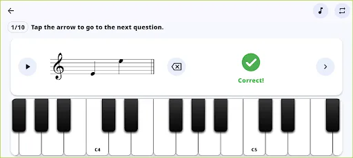 Interval Test · Ear Training screenshot 4